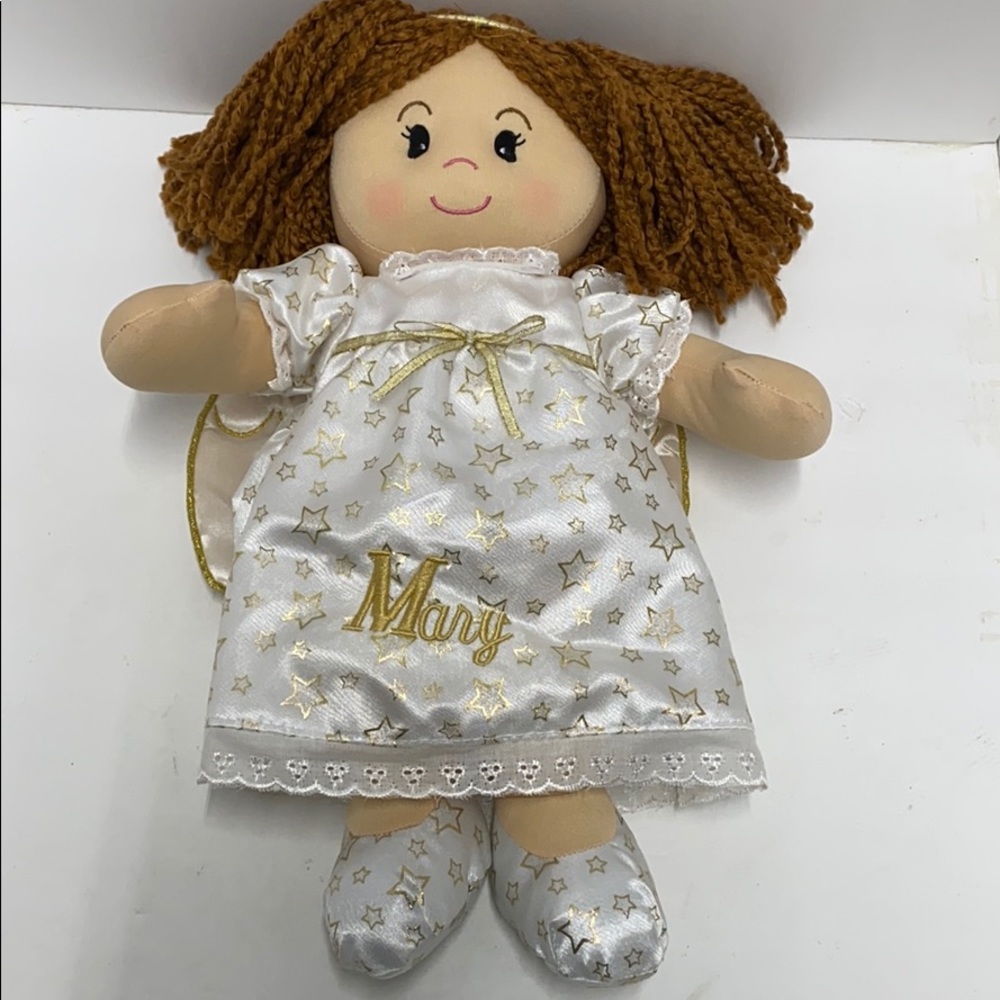 “Mary” Personal Creations Angel Rag Doll Wings 15”